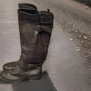 Life Stride Francesca Boot Riding Knee High  Adjustable Women's Size 7.5 Wide